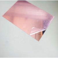 Hot Rose Gold Acrylic Mirror Sheet Plastic Mirror