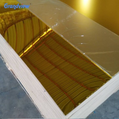 Wholesale Gold Flexible Mirror Plastic Acrylic Sheet