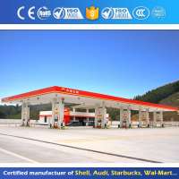 Aluminum Alloy Led Gas Station Canopy Frame