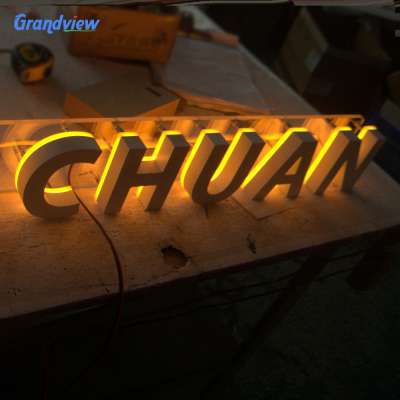 indoor and outdoor use led backlight light box logo sig