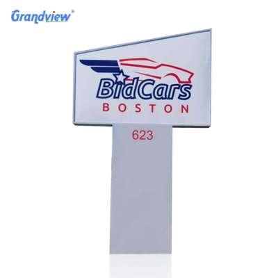 Free standing double sided aluminum acrylic pylon sign sidewalk sign