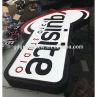 Customized outdoor led acrylic advertising led light box with letters